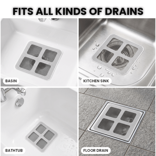 Drain Hair Catcher Stickers