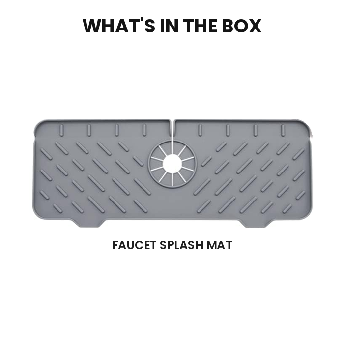 Faucet Splash Guard Mat