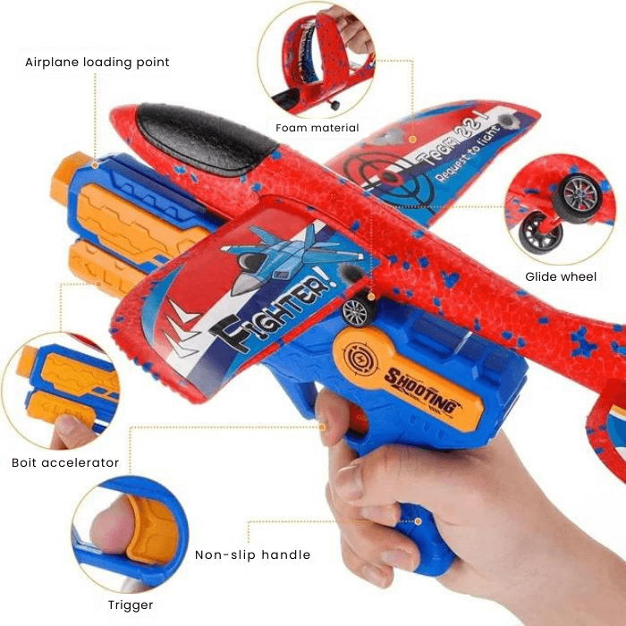 Shooting Toy Plane | 3-in-1