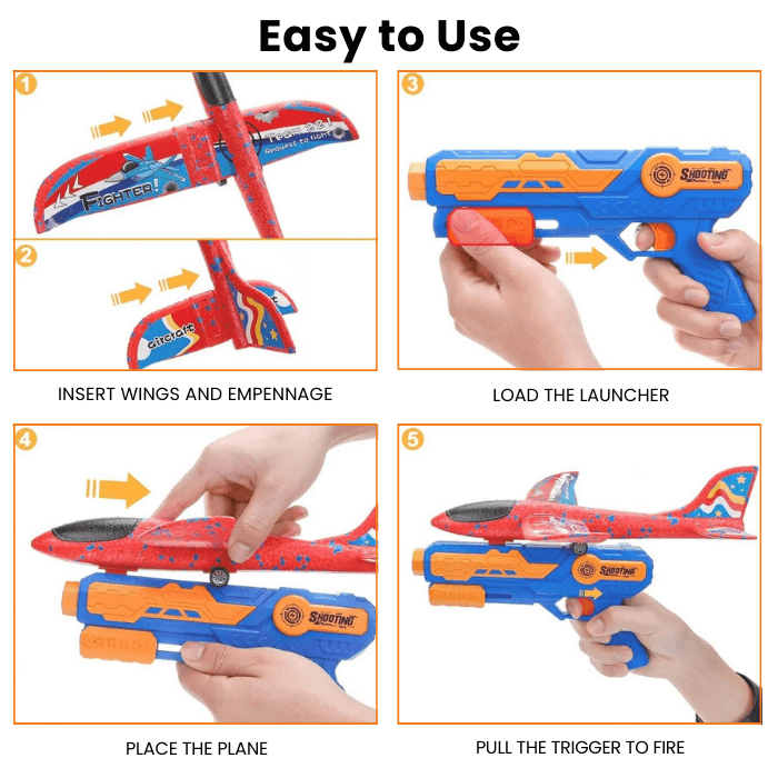 Shooting Toy Plane | 3-in-1