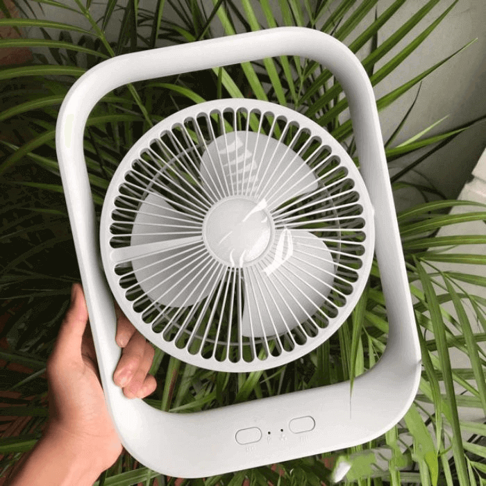 Lithium Battery Rechargeable 360° Fan