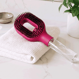 Mist Spray Hair Brush in pink