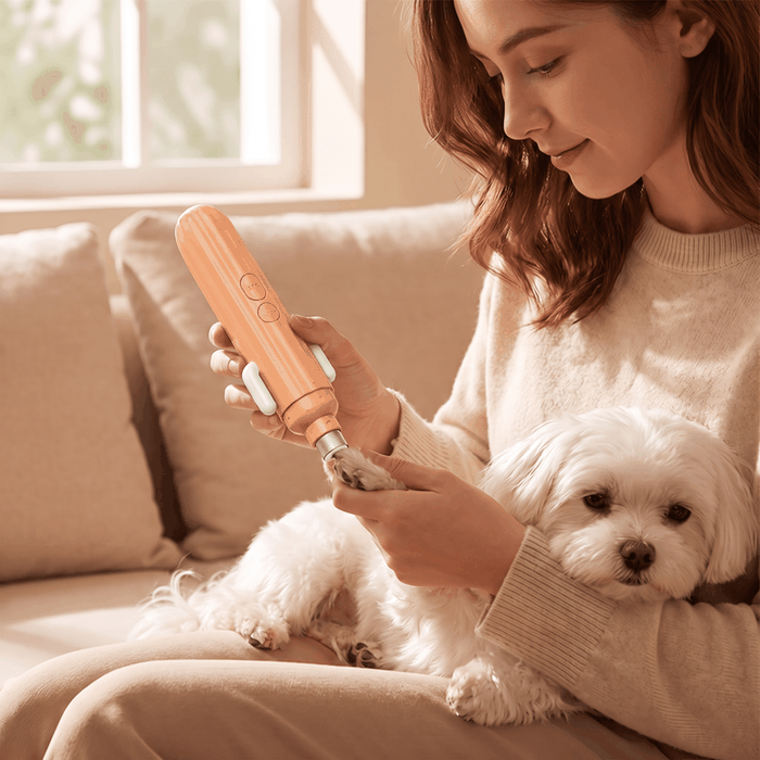 Pet Nail Grinder in orange