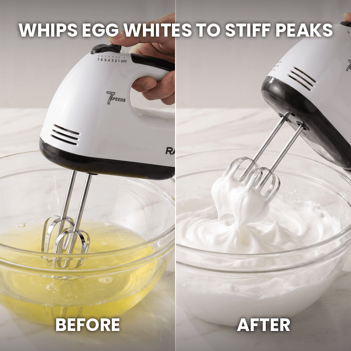 RAF 7-Speed Hand Mixer