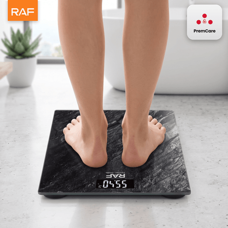 RAF Glass Bathroom Scale