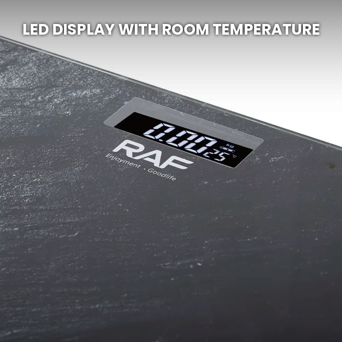 RAF Glass Bathroom Scale