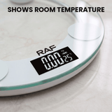 RAF Glass Bathroom Scale