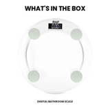 RAF Glass Bathroom Scale