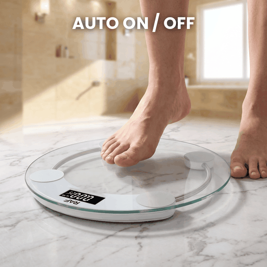 RAF Glass Bathroom Scale