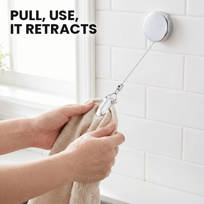 Retractable Towel Clip