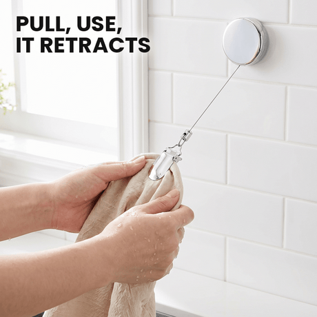 Retractable Towel Clip
