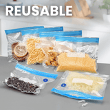 15 Reusable Vacuum Bags Set + Vacuum Pump