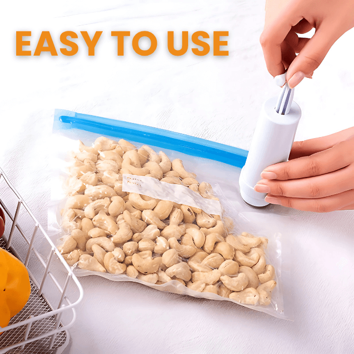 15 Reusable Vacuum Bags Set + Vacuum Pump