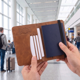 RFID Passport Holder in brown