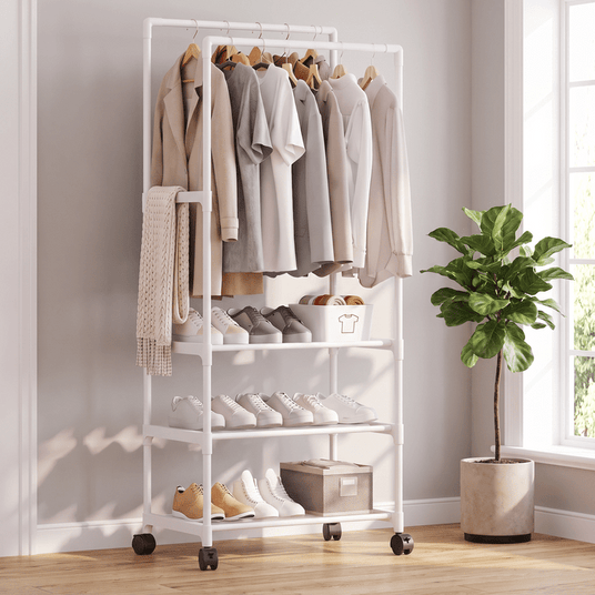 Rolling Clothes Rack