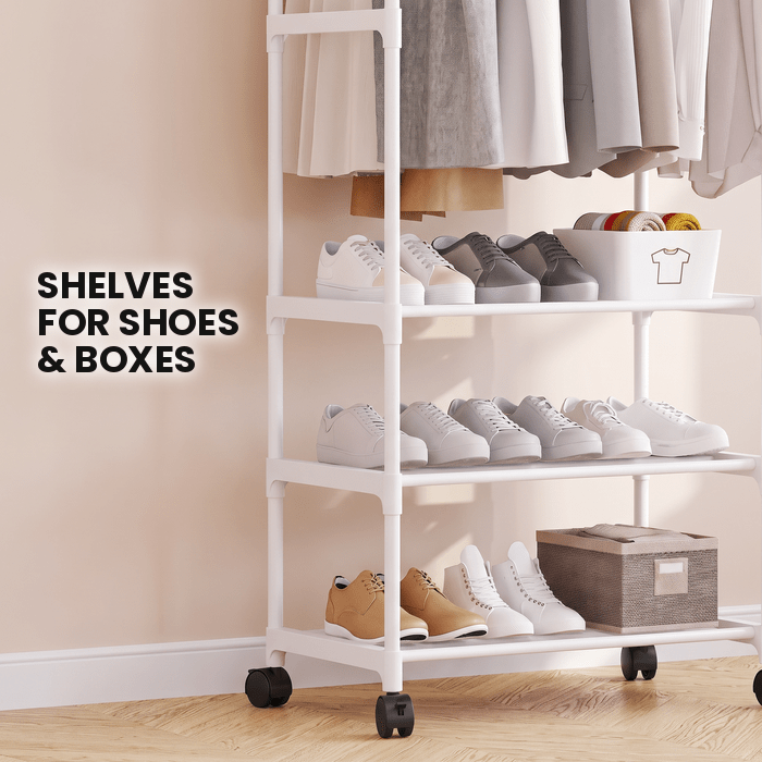 Rolling Clothes Rack