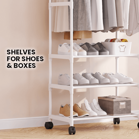 Rolling Clothes Rack