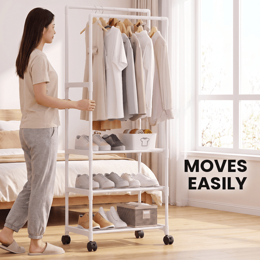 Rolling Clothes Rack