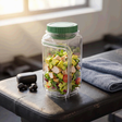 Side-Opening Salad Jar