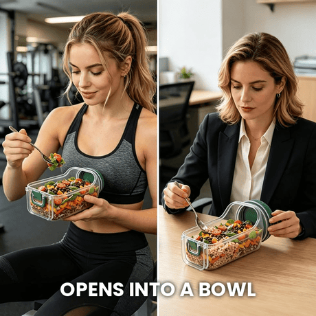 Side-Opening Salad Jar