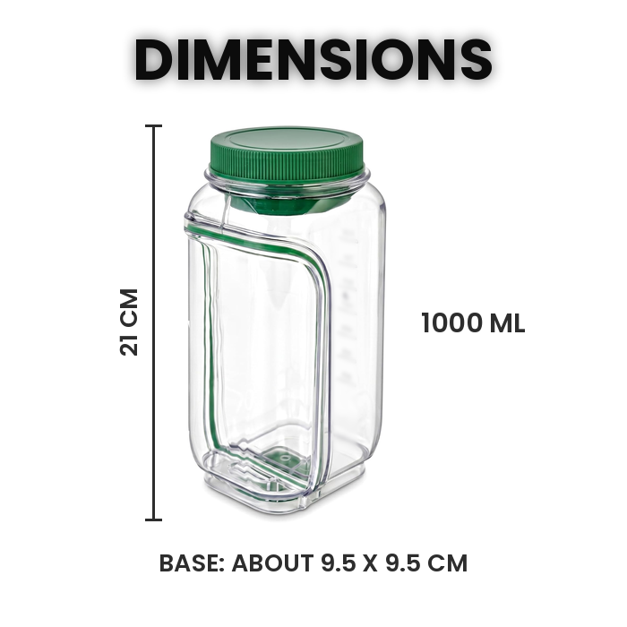 Side-Opening Salad Jar