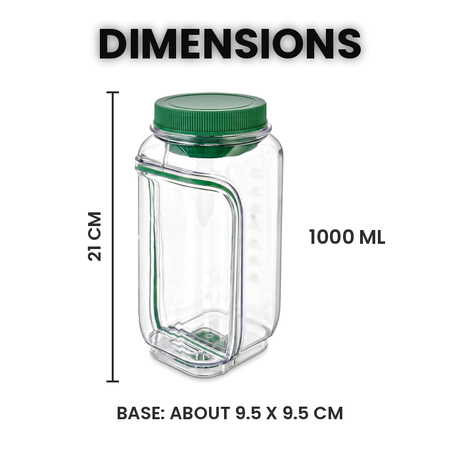 Side-Opening Salad Jar