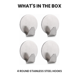 Stainless Adhesive Hooks