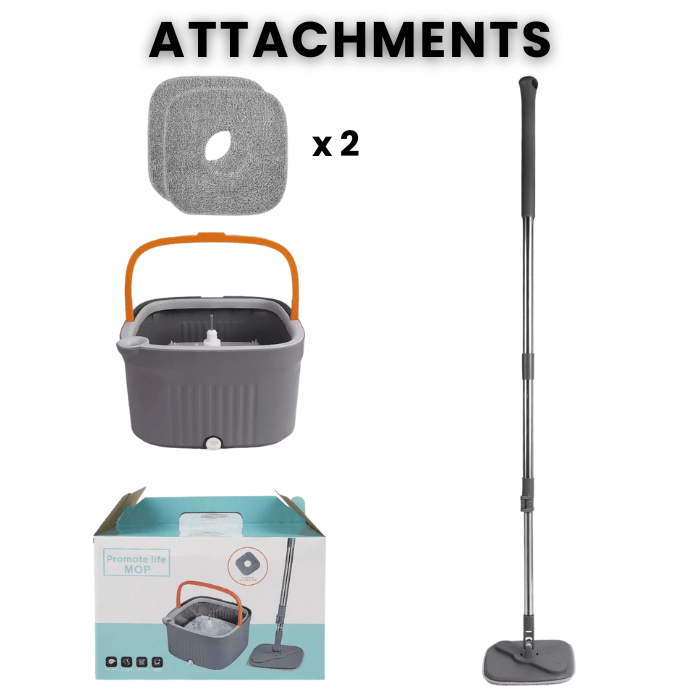 Self-Cleaning 360° Spin Mop | No Mess, No Effort