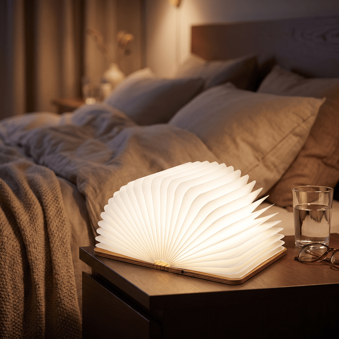 Wooden Book Lamp