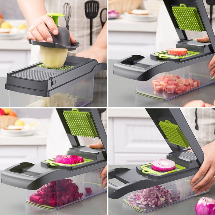 Vegetable Chopper Dicer Cutter | 14-in-1