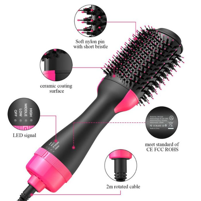 Premkey™ Volumizer Hair Dryer and Hot Air Brush | 3-in-1